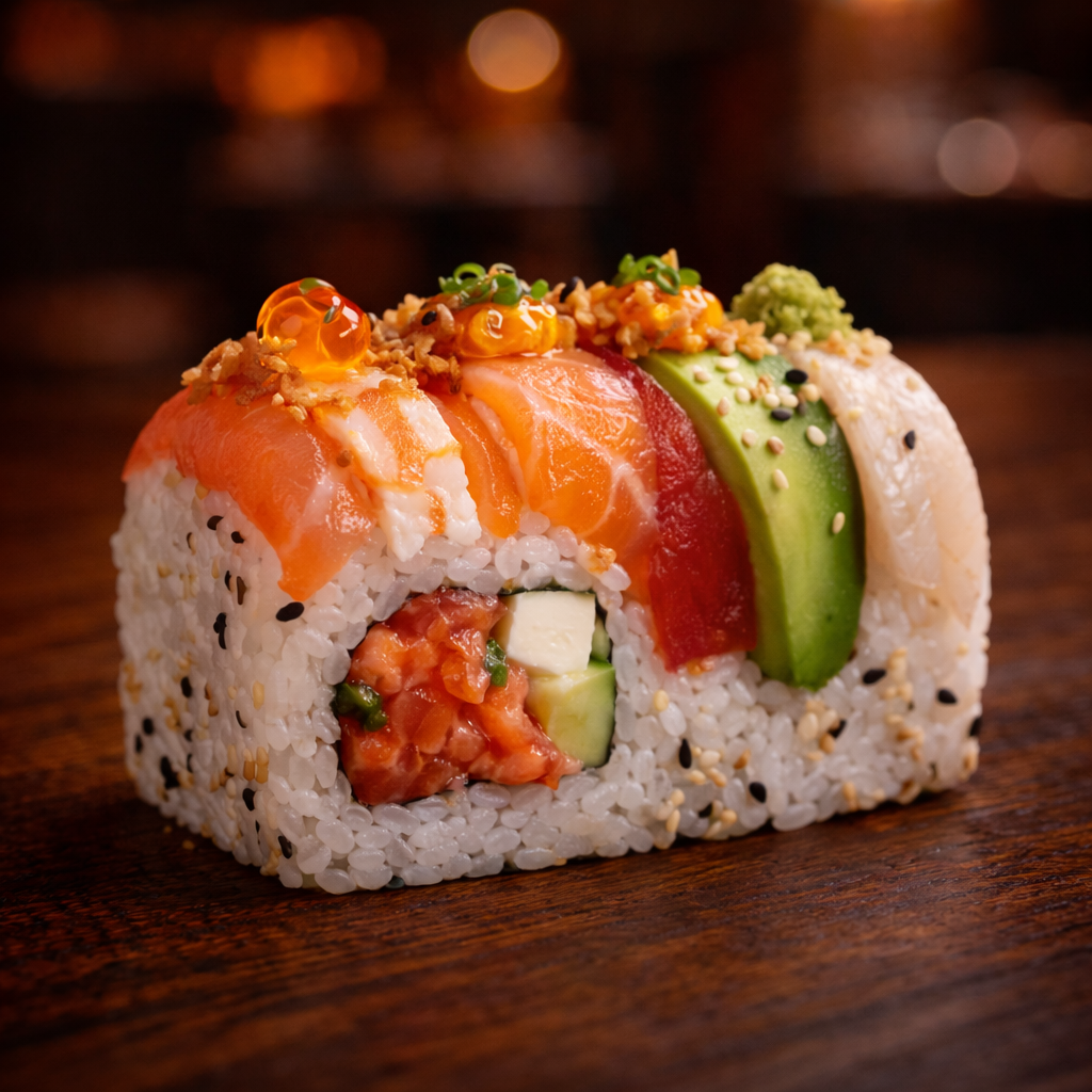 CALIFORNIA Rainbow roll